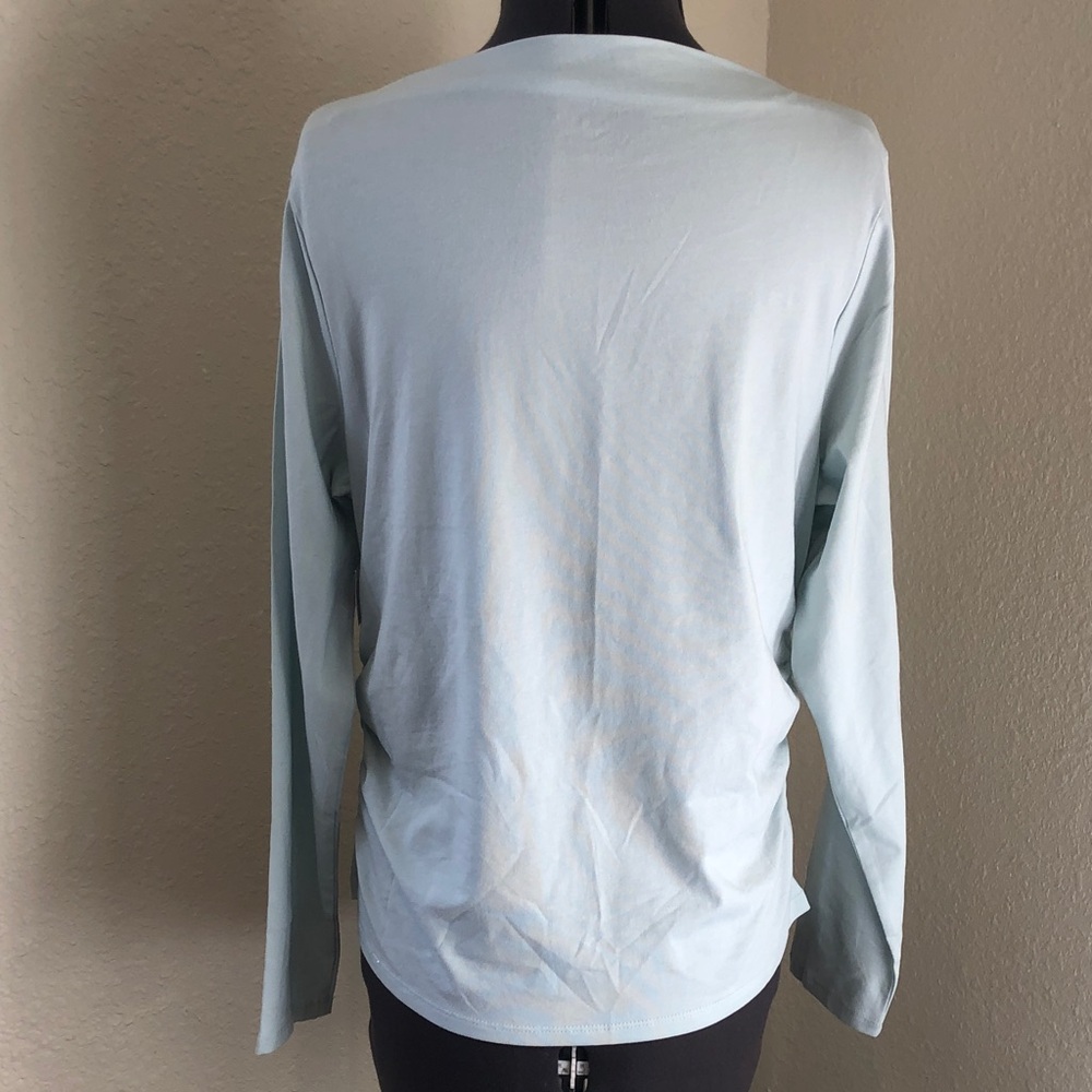 Old Navy Women's Lightweight Long-Sleeve Boatneck Top - Pale Blue - Picture 13 of 15